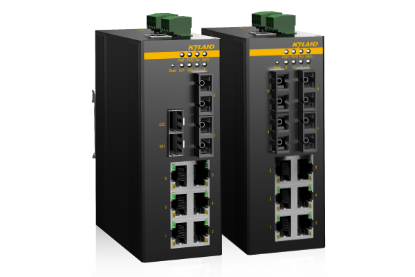 SICOM3000 8+2G/10端口二层网管型卡轨式交换机